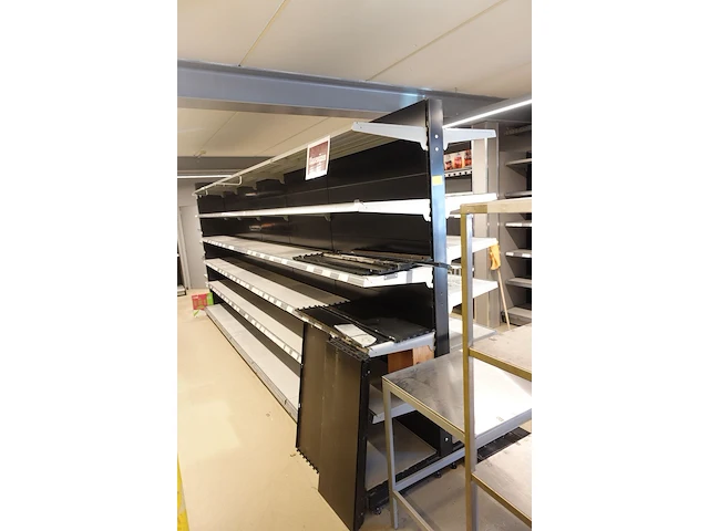 Metalen dubbelwandige winkelrek - afbeelding 1 van  6