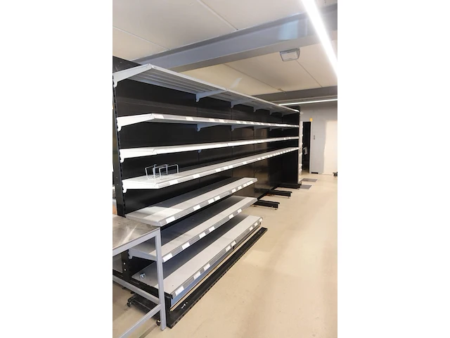 Metalen dubbelwandige winkelrek - afbeelding 2 van  6