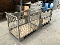 Metalen euro stapelkrat (2x) - afbeelding 2 van  7
