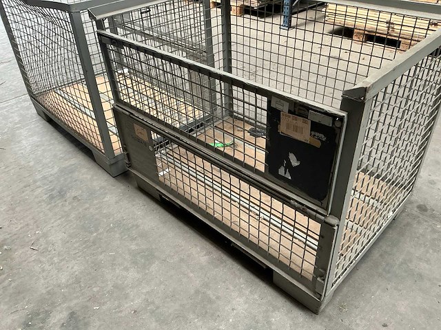 Metalen euro stapelkrat (2x) - afbeelding 3 van  7