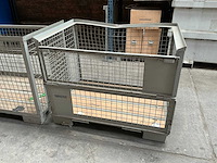 Metalen euro stapelkrat (2x) - afbeelding 4 van  7