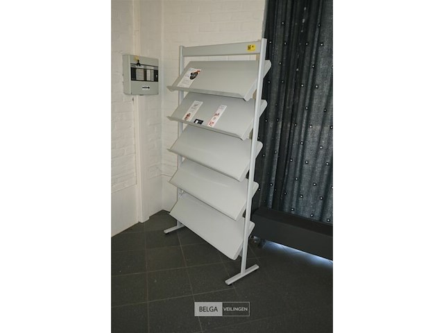 Metalen folderrek - afbeelding 1 van  3