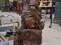 Metalen gebronzeerd beeld - afbeelding 2 van  2