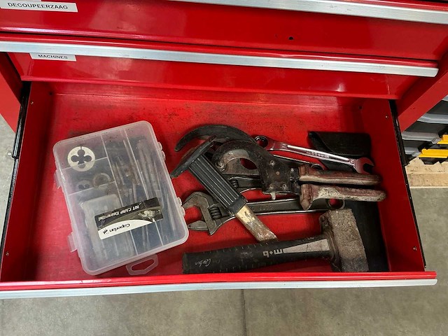 Metalen gereedschapskast - afbeelding 9 van  10