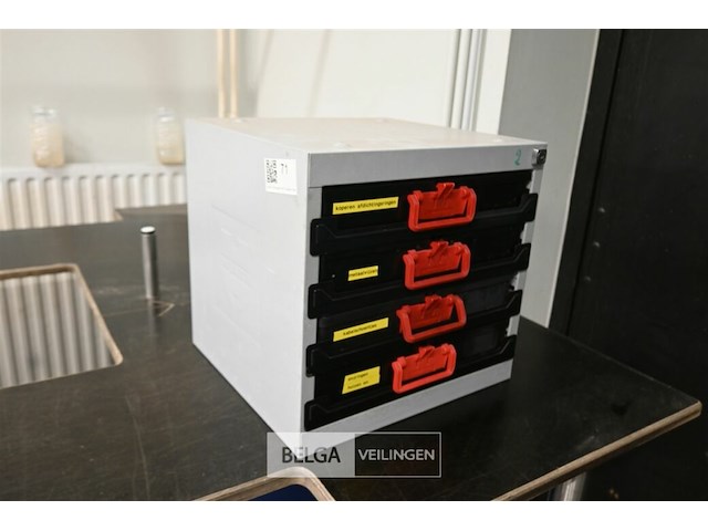 Metalen gereedschapskist würth - afbeelding 1 van  5