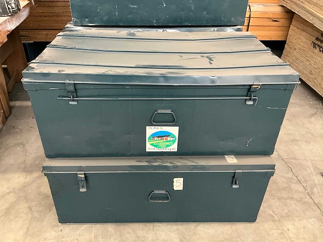 Metalen gereedschapskoffer (10x) - afbeelding 2 van  5