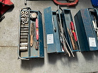 Metalen gereedschapskoffer (2x) - afbeelding 3 van  3