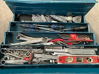 Metalen gereedschapskoffer met inhoud - afbeelding 4 van  7