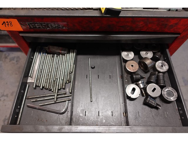 Metalen gereedschapswagen facom - afbeelding 6 van  10