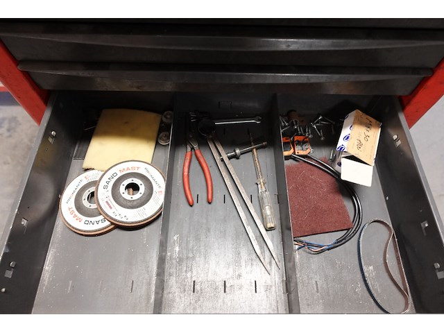 Metalen gereedschapswagen facom - afbeelding 8 van  10
