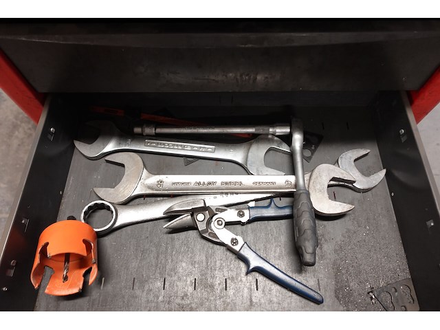 Metalen gereedschapswagen facom - afbeelding 9 van  10