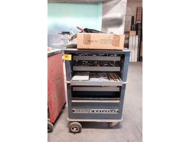 Metalen gereedschapswagen gedore - afbeelding 1 van  9