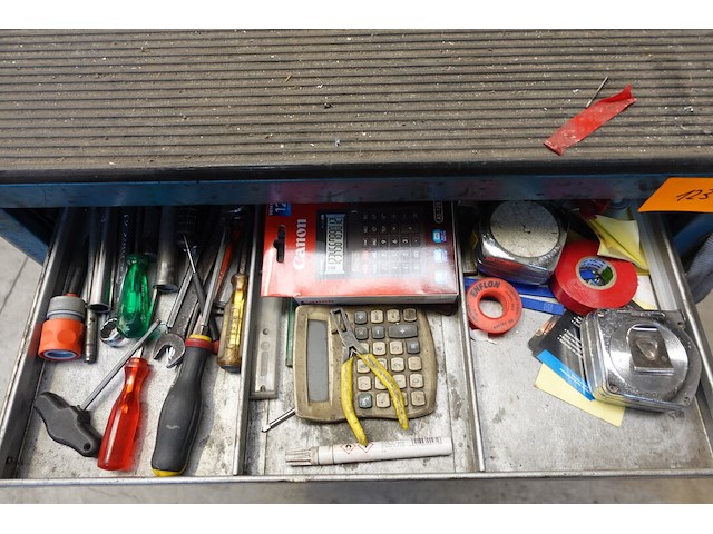 Metalen gereedschapswagen - afbeelding 5 van  8