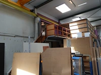 Metalen glasrek + platform - afbeelding 2 van  5