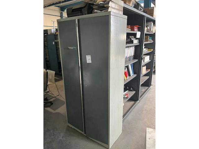 Metalen hoge dossierkast - afbeelding 2 van  6