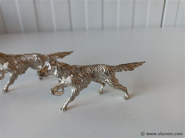 Metalen hondjes. 3 stuks - afbeelding 3 van  3