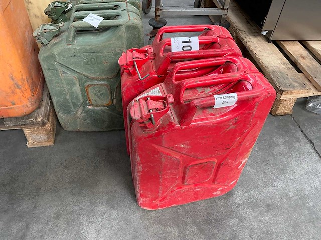 Metalen jerrycan (4x) - afbeelding 2 van  6