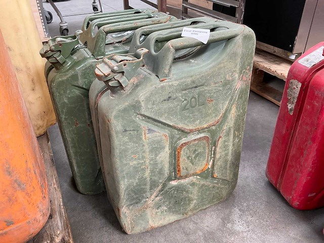 Metalen jerrycan (4x) - afbeelding 4 van  6