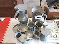 Metalen kannen. 12 stuks - afbeelding 3 van  3