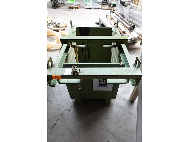 Metalen kantelcontainer bauer - afbeelding 3 van  6