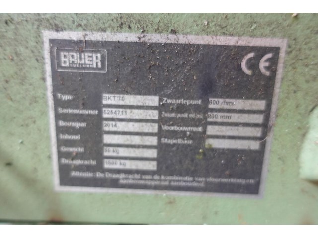 Metalen kantelcontainer bauer - afbeelding 6 van  6