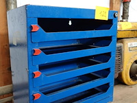 Metalen kast b.42cm - h.43cm - d.25cm - afbeelding 2 van  4