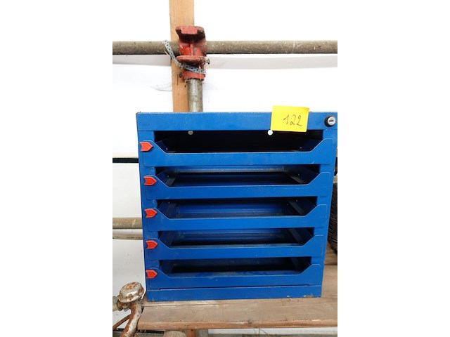 Metalen kast b.42cm - h.43cm - d.25cm - afbeelding 3 van  4