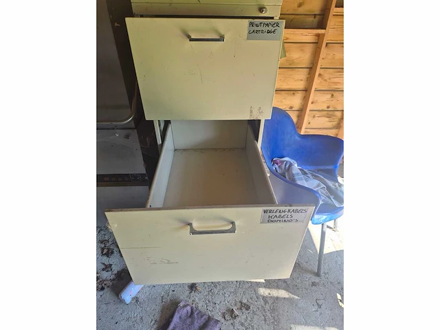 Metalen kast en ladenblok - afbeelding 4 van  4