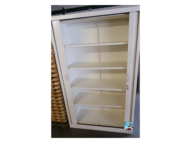 Metalen kast met luiken - afbeelding 5 van  8