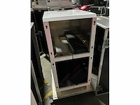 Metalen kast voor fotoprinter met flightcase - afbeelding 4 van  7