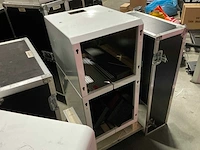 Metalen kast voor fotoprinter met flightcase - afbeelding 5 van  7
