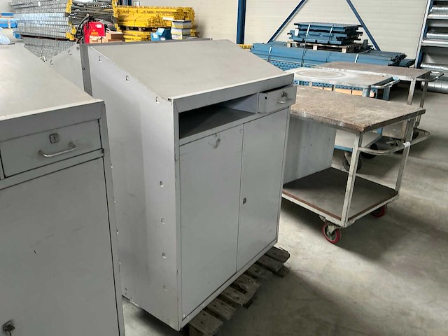 Metalen kasten (2x) - afbeelding 2 van  6