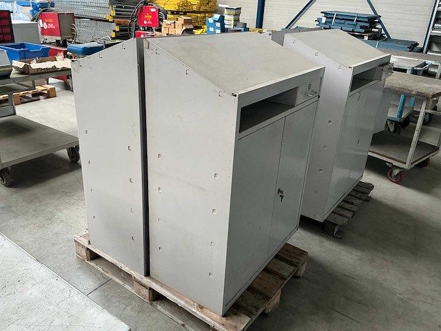 Metalen kasten (2x) - afbeelding 2 van  6