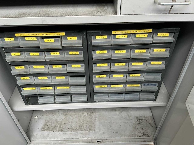 Metalen kasten (2x) - afbeelding 5 van  6