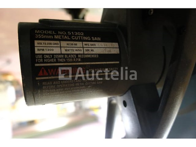 Metalen kettingzaag bruin 51302 - afbeelding 6 van  7