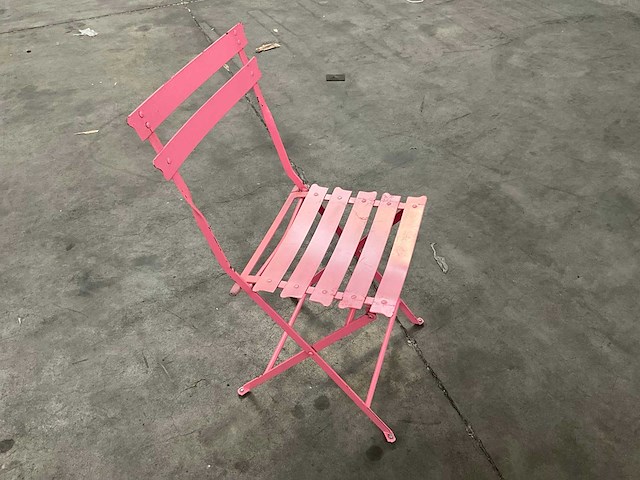 Metalen klapstoel (24x) - afbeelding 1 van  5