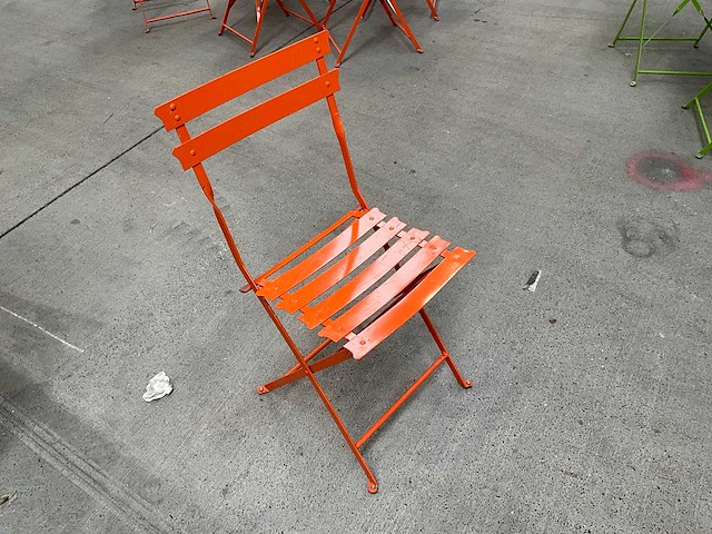 Metalen klapstoel (24x) - afbeelding 1 van  6