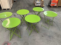 Metalen klaptafel (6x)