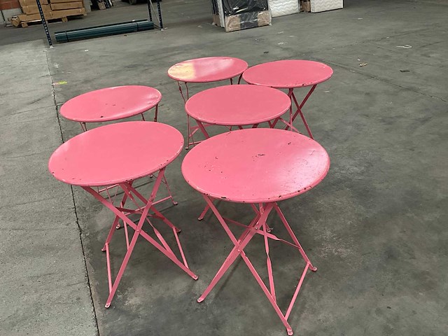 Metalen klaptafel (6x) - afbeelding 2 van  8