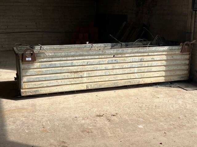 Metalen kraanbak 80x300 cm (30) - afbeelding 1 van  5