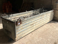 Metalen kraanbak 80x300 cm (30) - afbeelding 2 van  5