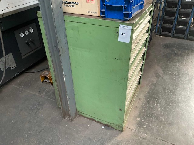 Metalen ladenkast met tools mazak - afbeelding 11 van  18
