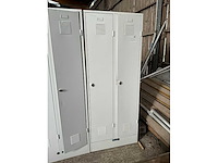 Metalen lockerkast (2x) - afbeelding 3 van  6
