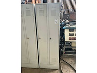 Metalen lockerkast (2x) - afbeelding 2 van  4