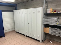 Metalen lockers (7x) - afbeelding 3 van  4