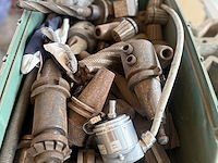 Metalen magazijnkar met bak gereedschap - afbeelding 2 van  6