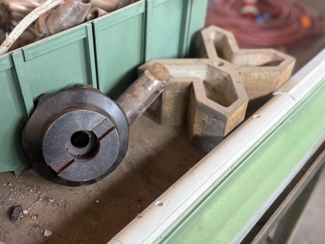 Metalen magazijnkar met bak gereedschap - afbeelding 6 van  6