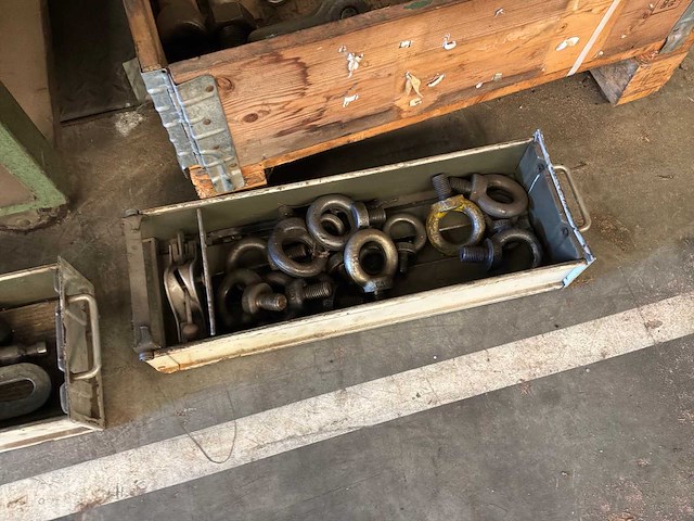 Metalen magazijnkar - afbeelding 3 van  4