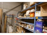 Metalen magazijnrek blauwe kleur - afbeelding 6 van  6