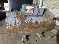 Metalen mazouttank 2200 l